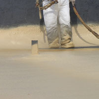 seamless, protective Chicago foam roofing